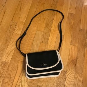 Genuine Kate Spade Black and Pink, Gold Hardware Crossbody Purse